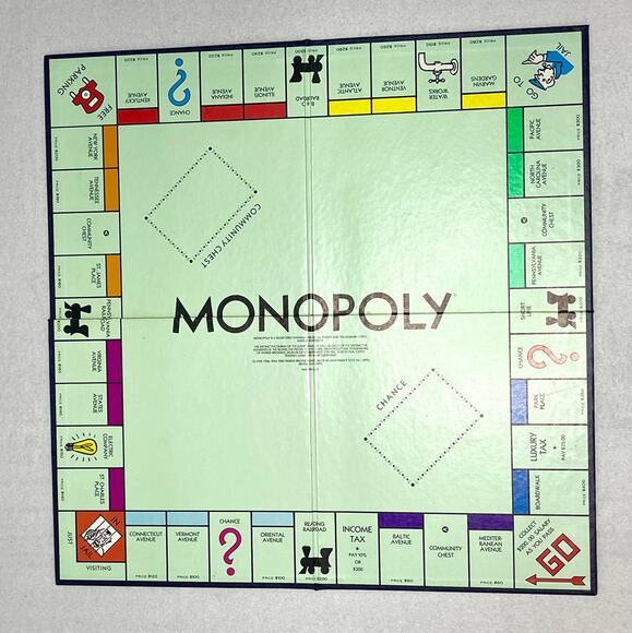 Vintage Monopoly 1935 Commemorative Edition 1985 Collectors Tin Complete - Picture 3 of 8